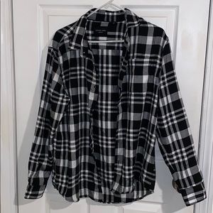 Black and white flannel